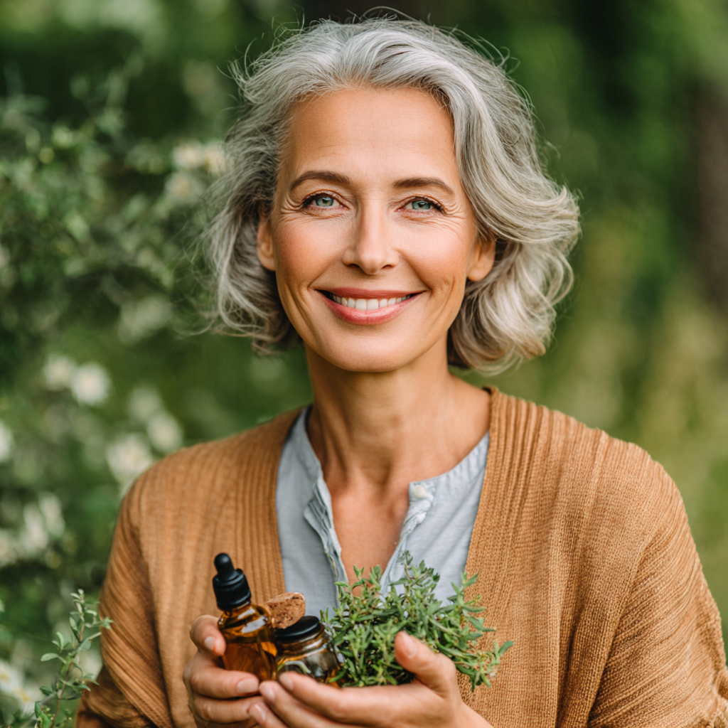 Щаслива молода європейська жінка віком 25-30 років із здоровою чистою шкірою усміхається в сучасному офісі біля великого вікна, природне освітлення, реалістичний стиль